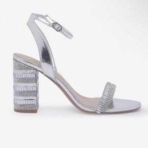 Silver heels Aldo